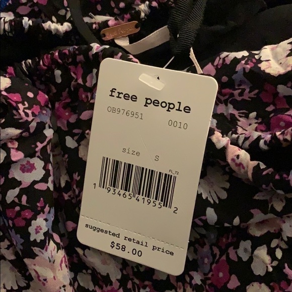 NWT Free People Daisy Babe Halter Tank Top,V-neck,front tie,back keyhole,Size S - Picture 5 of 7